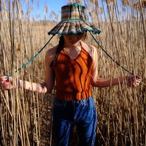 NWT Misha & Puff Adult Halter in Cocoa Bean, size medium